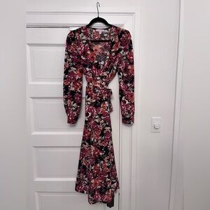 Floral Wrap Dress